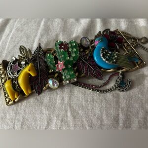 Betsey Johnson Western Themed bracelet